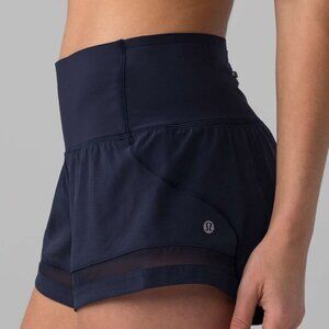 Lululemon Pace Perfect Short (3") | Size 10 | Midnight Navy